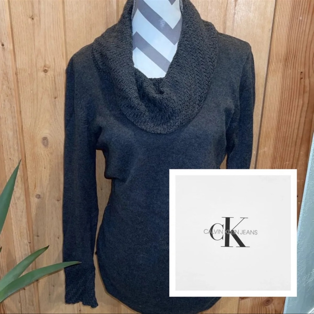 Gray Calvin Klein Sweater